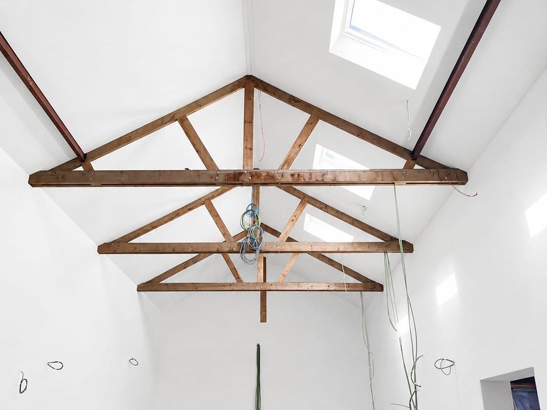 La nouvelle salle en chantier